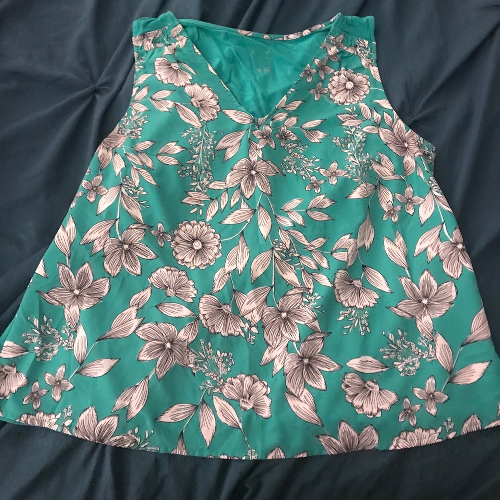 A New Day Floral Tank